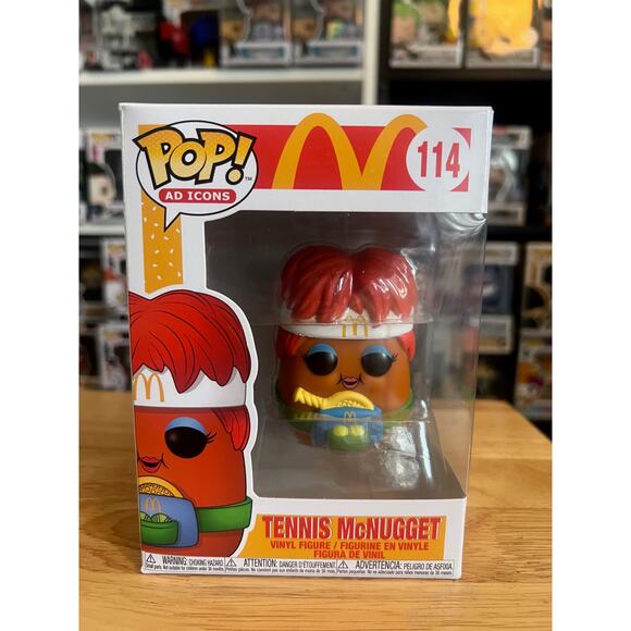 Tennis McNugget Funko Pop #114 McDonald's Ad Icons Advertising Food Chicken Fast - Picture 1 of 6